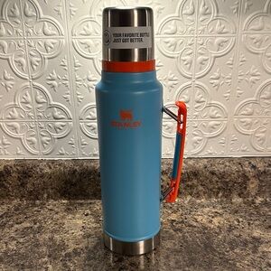 Stanley Blue and Orange Thermos
